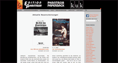 Desktop Screenshot of editionphantasia.de